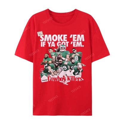 Unisex Casual Cotton Short Sleeve T-Shirt | JALEN-HURTS-TEE