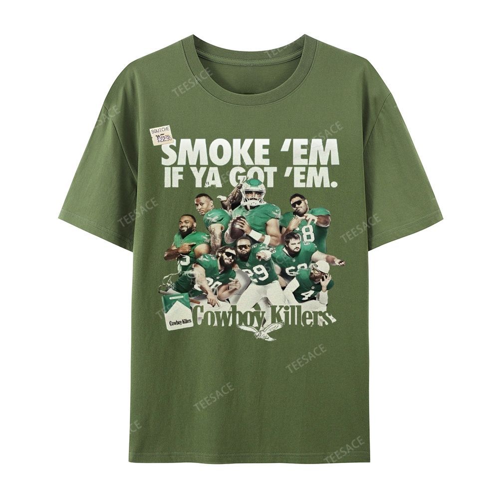 Unisex Casual Cotton Short Sleeve T-Shirt | JALEN-HURTS-TEE