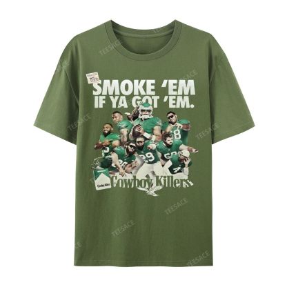 Unisex Casual Cotton Short Sleeve T-Shirt | JALEN-HURTS-TEE