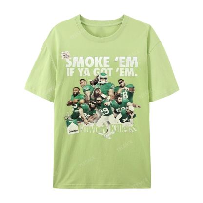 Unisex Casual Cotton Short Sleeve T-Shirt | JALEN-HURTS-TEE