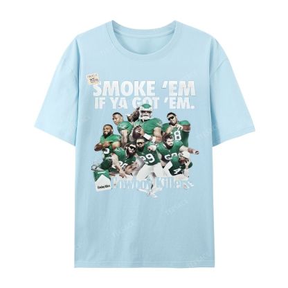 Unisex Casual Cotton Short Sleeve T-Shirt | JALEN-HURTS-TEE