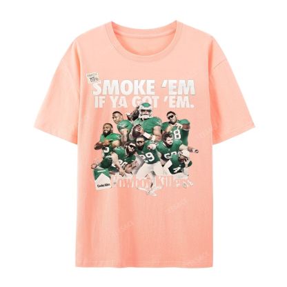 Unisex Casual Cotton Short Sleeve T-Shirt | JALEN-HURTS-TEE