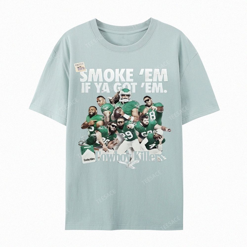 Unisex Casual Cotton Short Sleeve T-Shirt | JALEN-HURTS-TEE