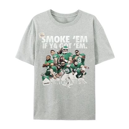 Unisex Casual Cotton Short Sleeve T-Shirt | JALEN-HURTS-TEE