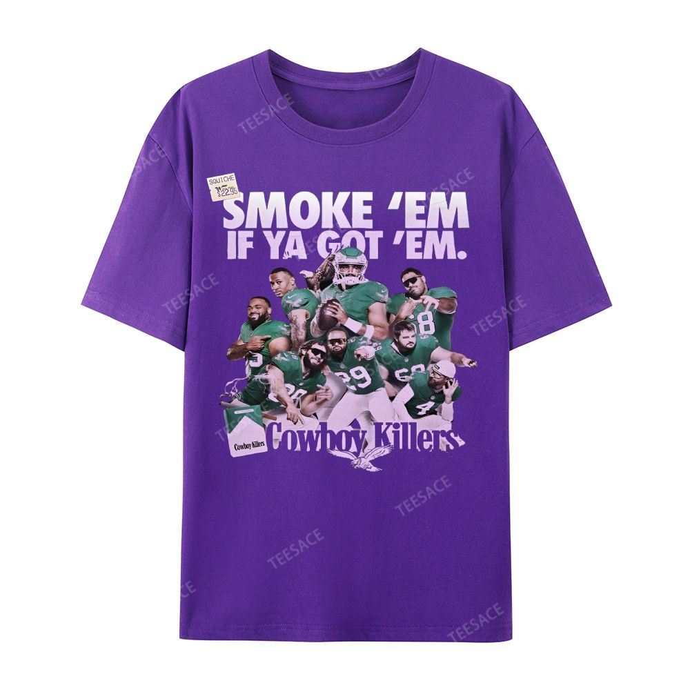 Unisex Casual Cotton Short Sleeve T-Shirt | JALEN-HURTS-TEE