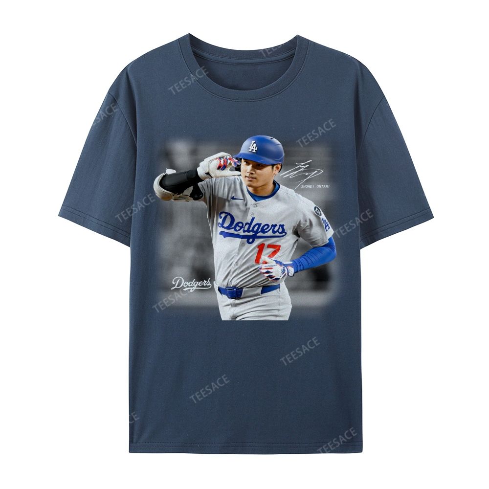 Unisex Casual Cotton Short Sleeve T-Shirt | SHOHEI OHTANI V4 TEE 