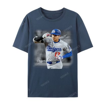Unisex Casual Cotton Short Sleeve T-Shirt | SHOHEI OHTANI V4 TEE 