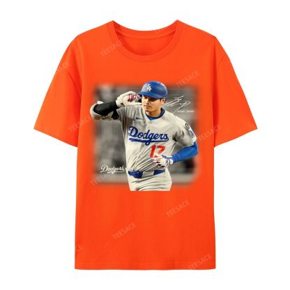 Unisex Casual Cotton Short Sleeve T-Shirt | SHOHEI OHTANI V4 TEE 