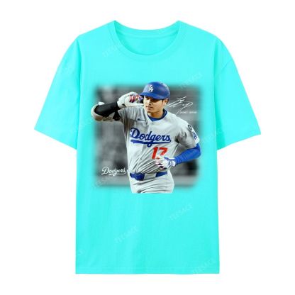 Unisex Casual Cotton Short Sleeve T-Shirt | SHOHEI OHTANI V4 TEE 