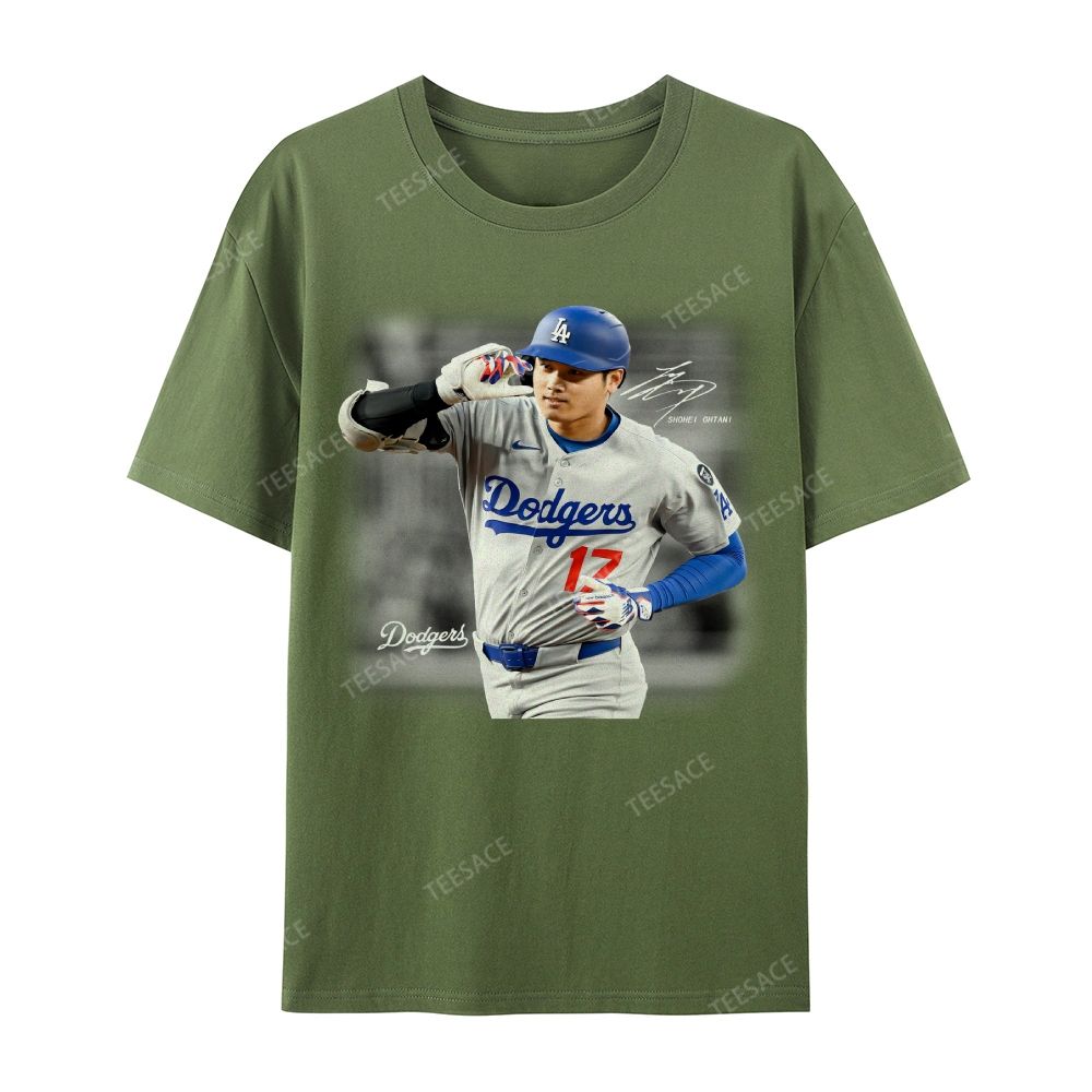 Unisex Casual Cotton Short Sleeve T-Shirt | SHOHEI OHTANI V4 TEE 