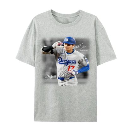 Unisex Casual Cotton Short Sleeve T-Shirt | SHOHEI OHTANI V4 TEE 