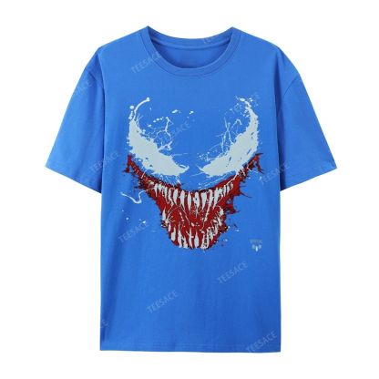 Unisex-Adult Ultra Cotton Washed T-Shirt Graphic  BIG FACE VENOM TEE