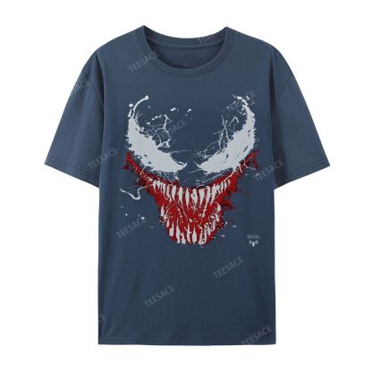 Unisex-Adult Ultra Cotton Washed T-Shirt Graphic  BIG FACE VENOM TEE