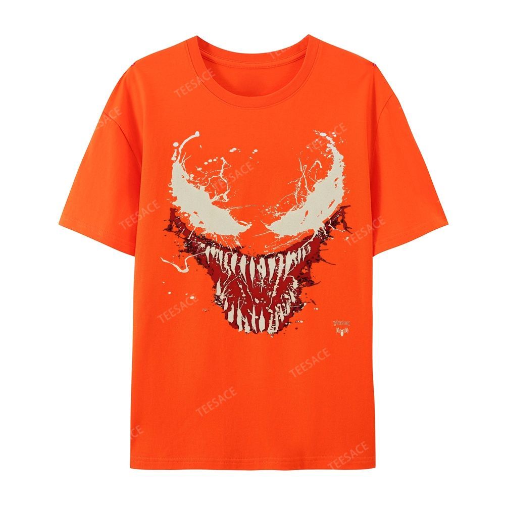 Unisex-Adult Ultra Cotton Washed T-Shirt Graphic  BIG FACE VENOM TEE