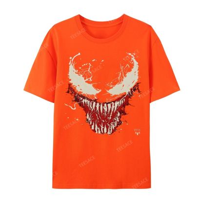 Unisex-Adult Ultra Cotton Washed T-Shirt Graphic  BIG FACE VENOM TEE