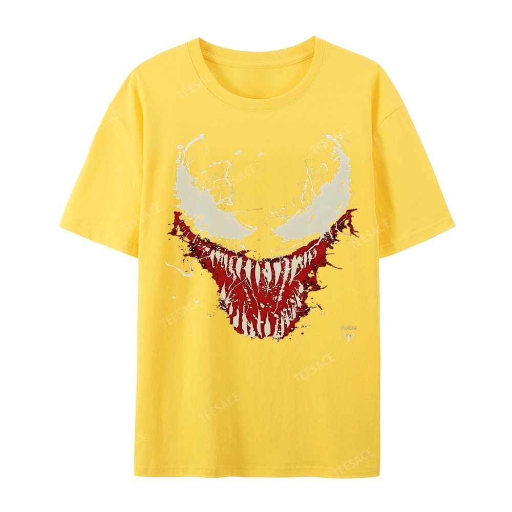 Unisex-Adult Ultra Cotton Washed T-Shirt Graphic  BIG FACE VENOM TEE