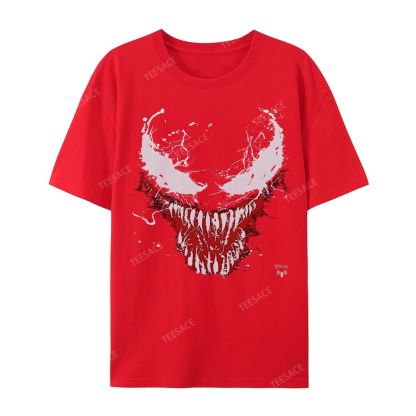 Unisex-Adult Ultra Cotton Washed T-Shirt Graphic  BIG FACE VENOM TEE