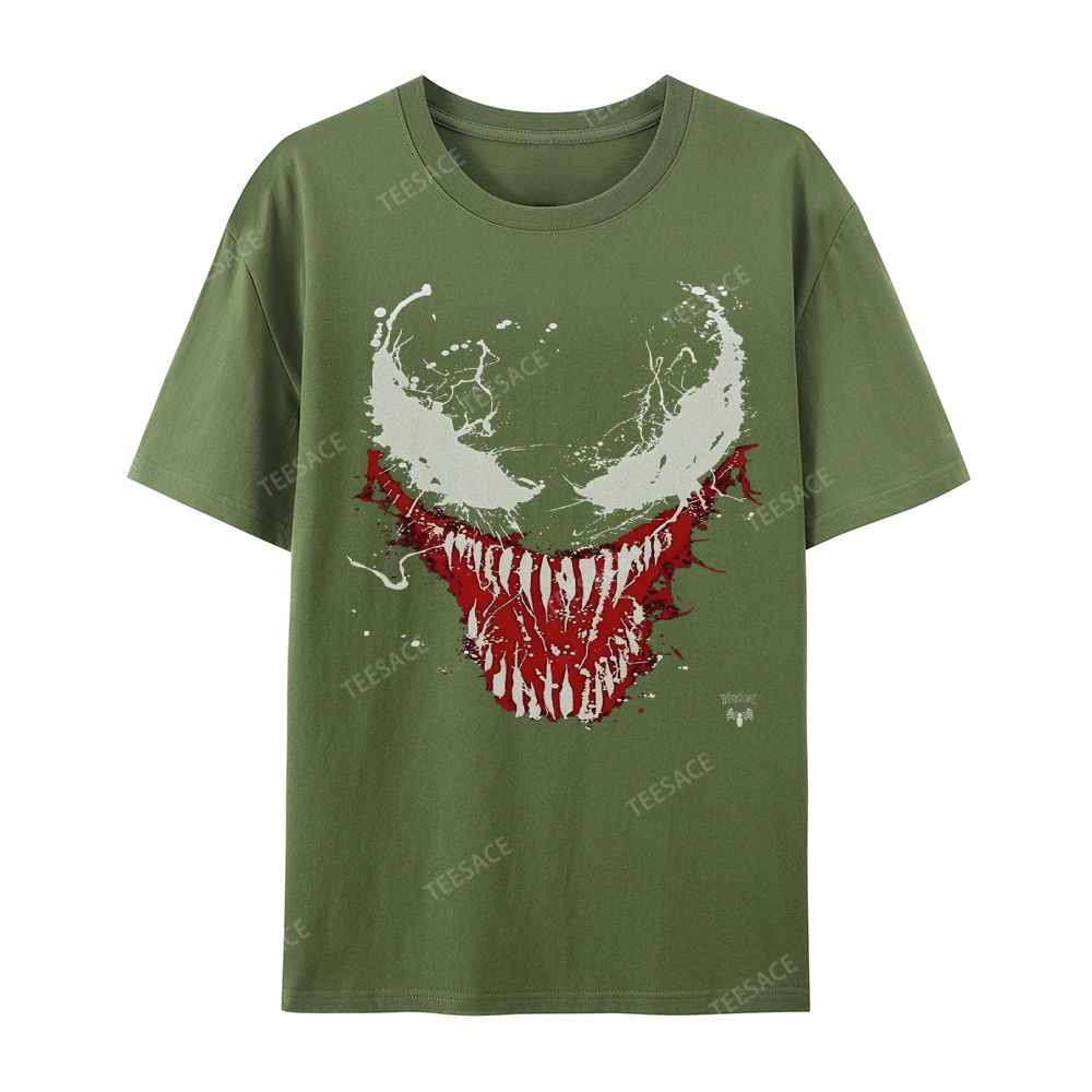 Unisex-Adult Ultra Cotton Washed T-Shirt Graphic  BIG FACE VENOM TEE