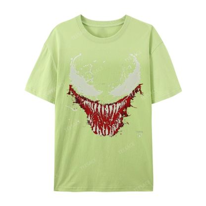 Unisex-Adult Ultra Cotton Washed T-Shirt Graphic  BIG FACE VENOM TEE