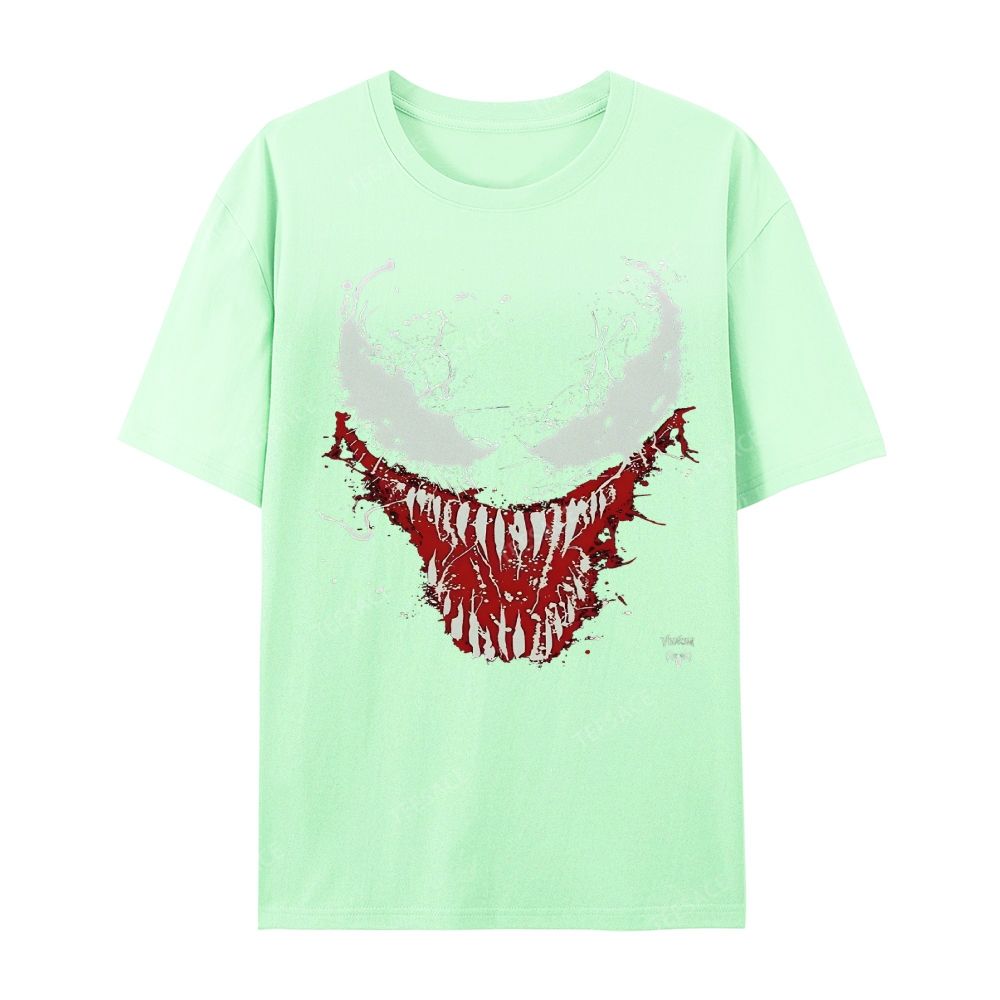 Unisex-Adult Ultra Cotton Washed T-Shirt Graphic  BIG FACE VENOM TEE