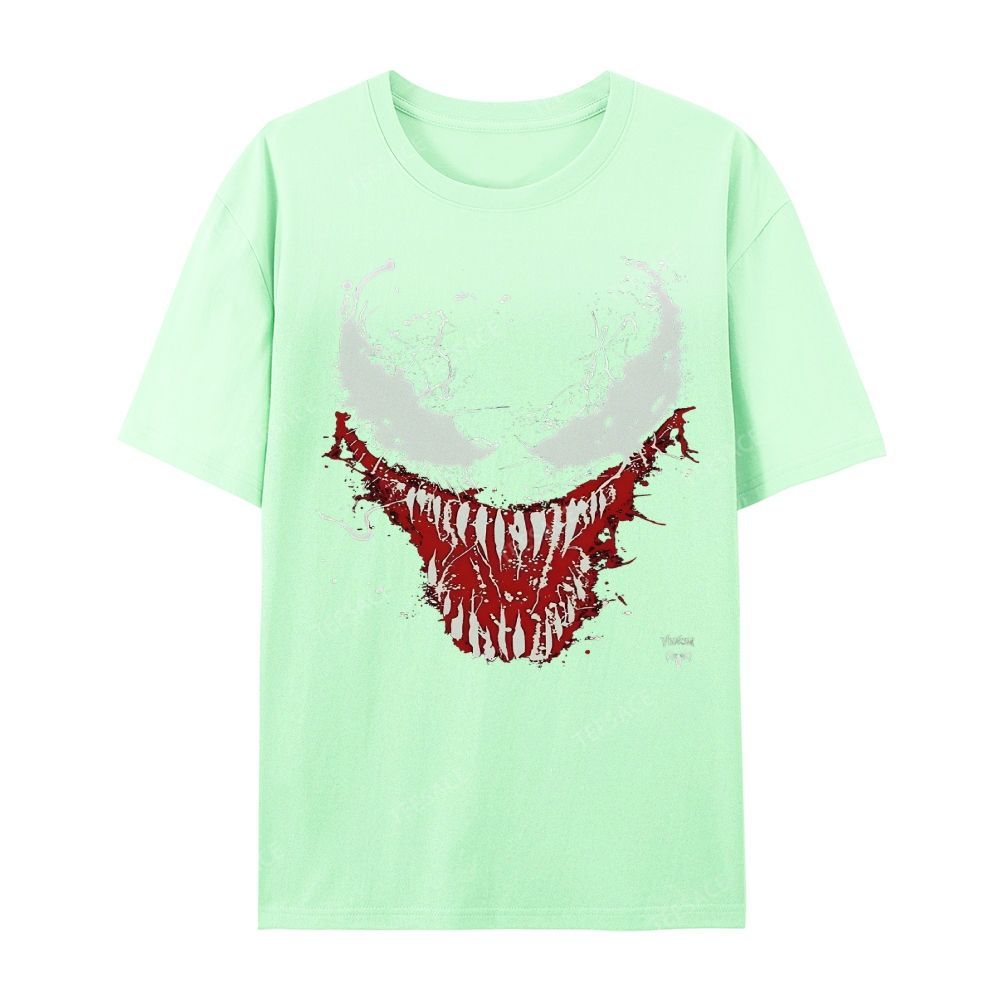 Unisex-Adult Ultra Cotton Washed T-Shirt Graphic  BIG FACE VENOM TEE