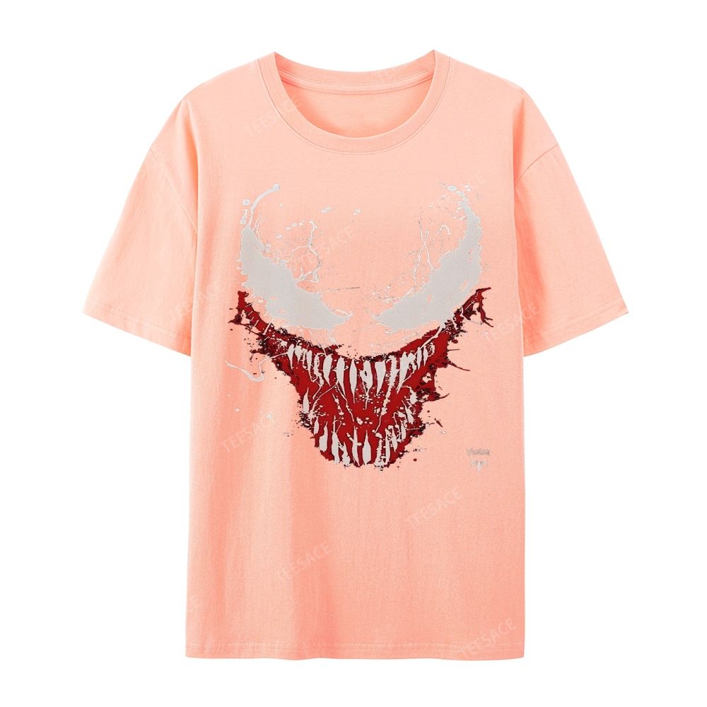 Unisex-Adult Ultra Cotton Washed T-Shirt Graphic  BIG FACE VENOM TEE
