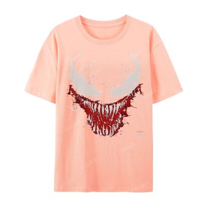 Unisex-Adult Ultra Cotton Washed T-Shirt Graphic  BIG FACE VENOM TEE