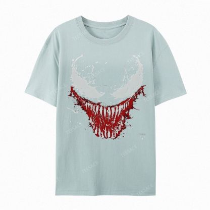 Unisex-Adult Ultra Cotton Washed T-Shirt Graphic  BIG FACE VENOM TEE