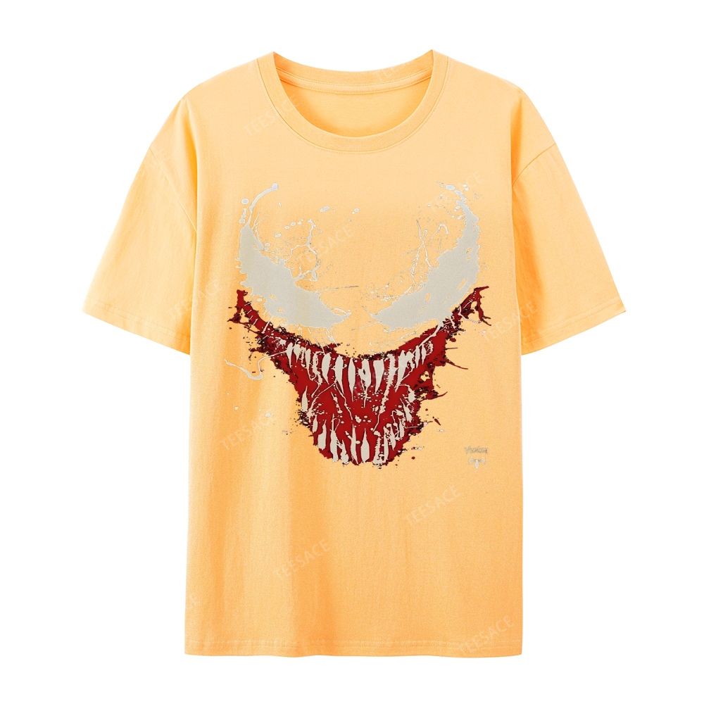 Unisex-Adult Ultra Cotton Washed T-Shirt Graphic  BIG FACE VENOM TEE