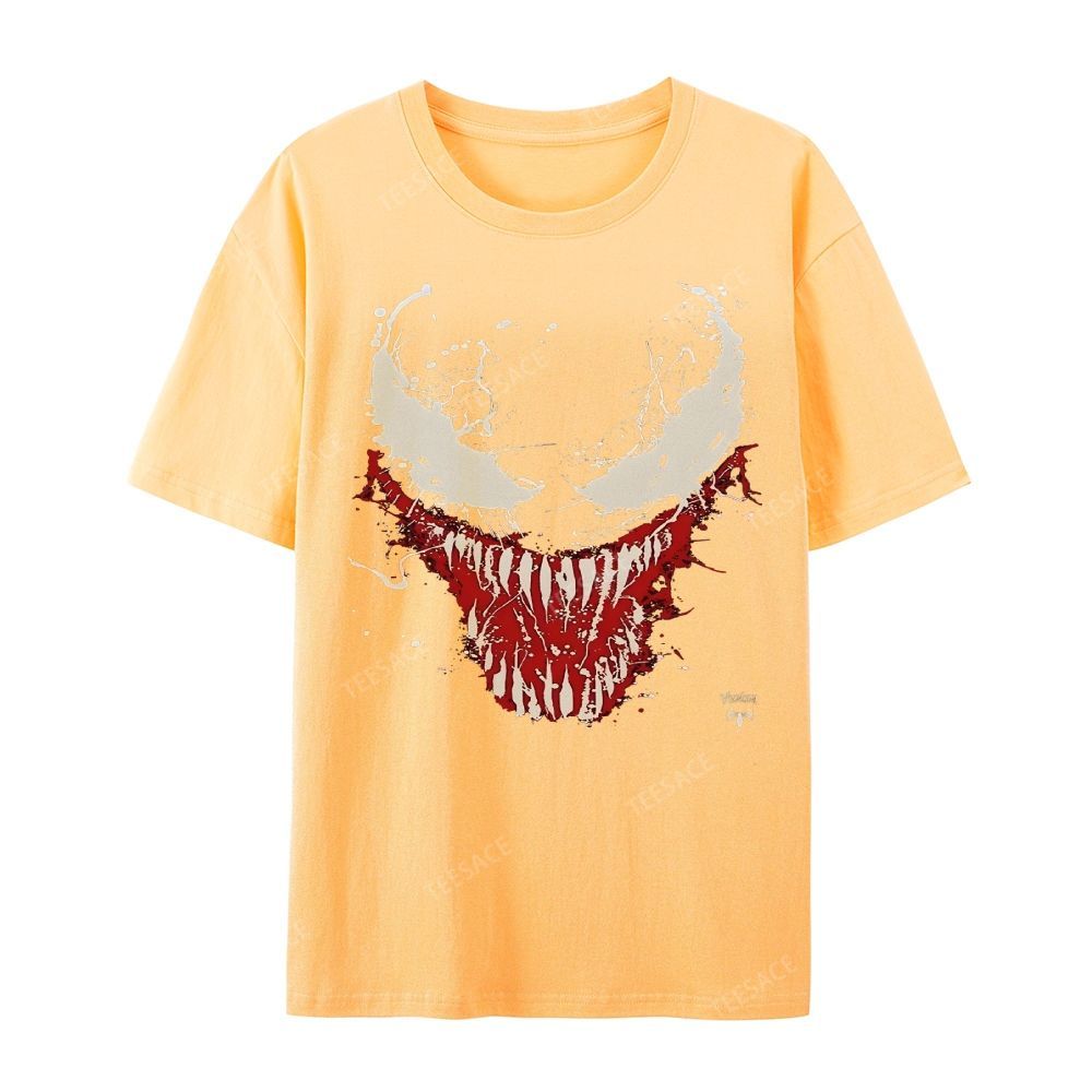Unisex-Adult Ultra Cotton Washed T-Shirt Graphic  BIG FACE VENOM TEE