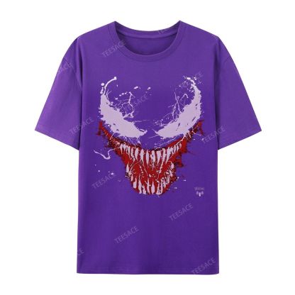Unisex-Adult Ultra Cotton Washed T-Shirt Graphic  BIG FACE VENOM TEE