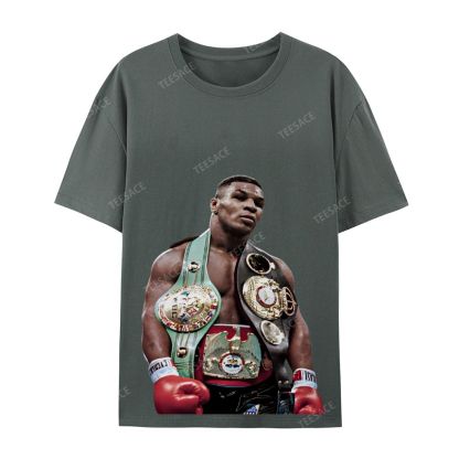 Unisex Casual Cotton Short Sleeve T-Shirt MIKE TYSON 11.18 TEE