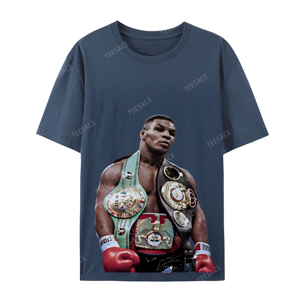 Unisex Casual Cotton Short Sleeve T-Shirt MIKE TYSON 11.18 TEE