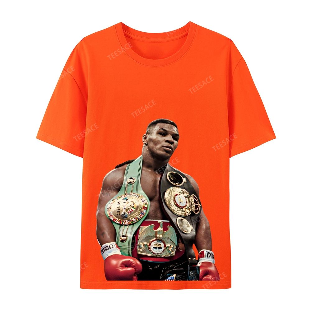Unisex Casual Cotton Short Sleeve T-Shirt MIKE TYSON 11.18 TEE