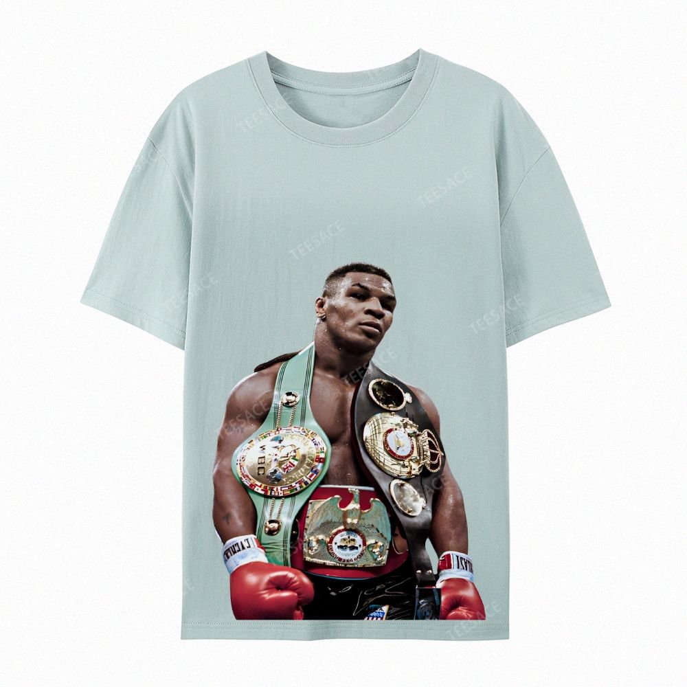 Unisex Casual Cotton Short Sleeve T-Shirt MIKE TYSON 11.18 TEE