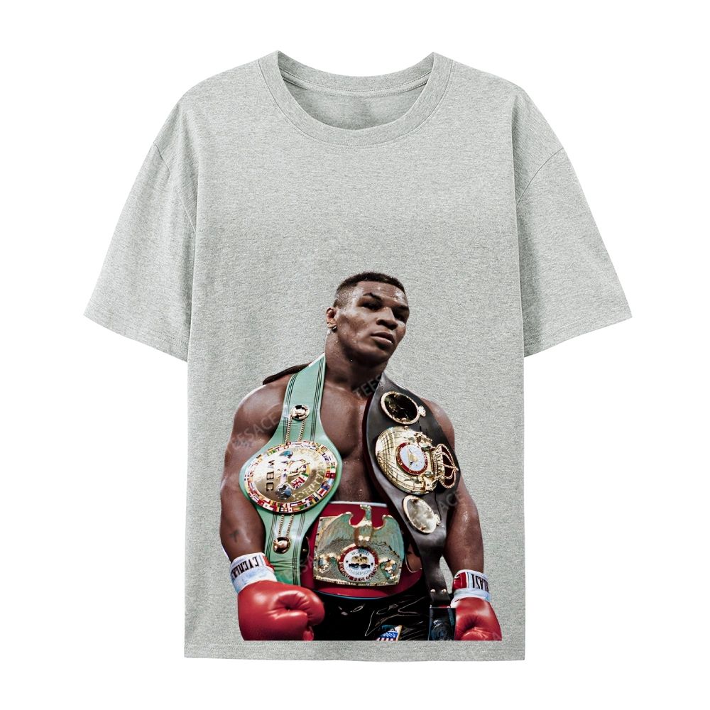 Unisex Casual Cotton Short Sleeve T-Shirt MIKE TYSON 11.18 TEE