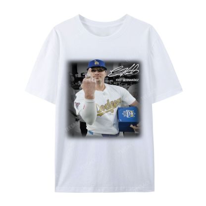 Unisex-Adult Casual Short Sleeve T-Shirt KIKE HERNANDEZ TEE