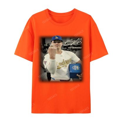 Unisex-Adult Casual Short Sleeve T-Shirt KIKE HERNANDEZ TEE