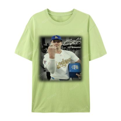 Unisex-Adult Casual Short Sleeve T-Shirt KIKE HERNANDEZ TEE