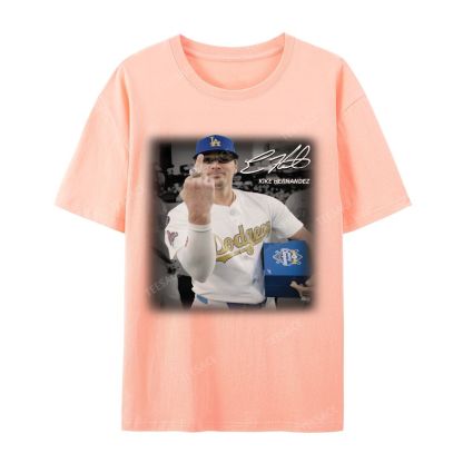 Unisex-Adult Casual Short Sleeve T-Shirt KIKE HERNANDEZ TEE