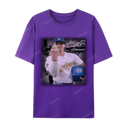 Unisex-Adult Casual Short Sleeve T-Shirt KIKE HERNANDEZ TEE