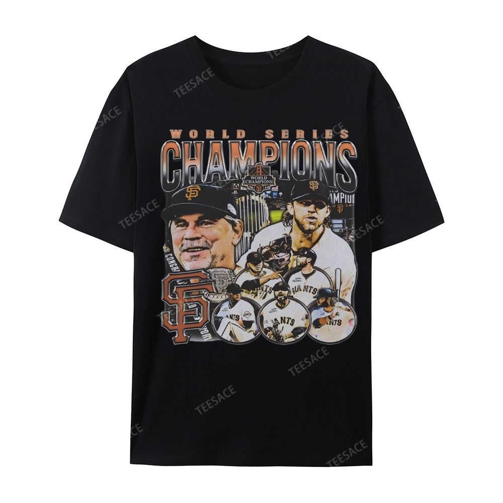 Unisex-Adult Ultra Cotton Washed T-Shirt Graphic 2014 WORLD SERIES CHA