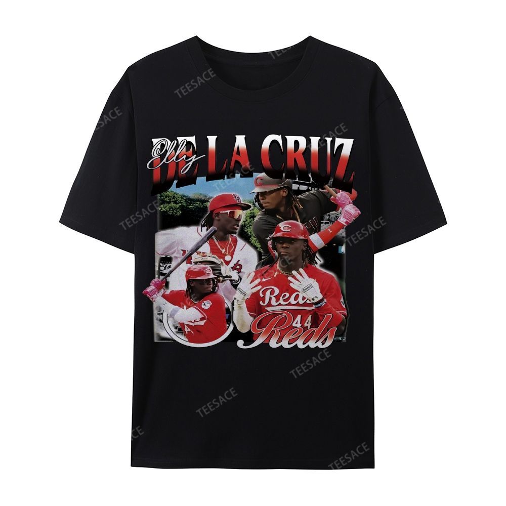 Unisex Casual Cotton Short Sleeve T-Shirt ELLY DE LA CRUZ TEE