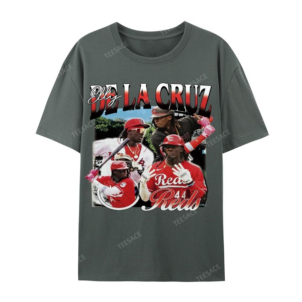 Unisex Casual Cotton Short Sleeve T-Shirt ELLY DE LA CRUZ TEE