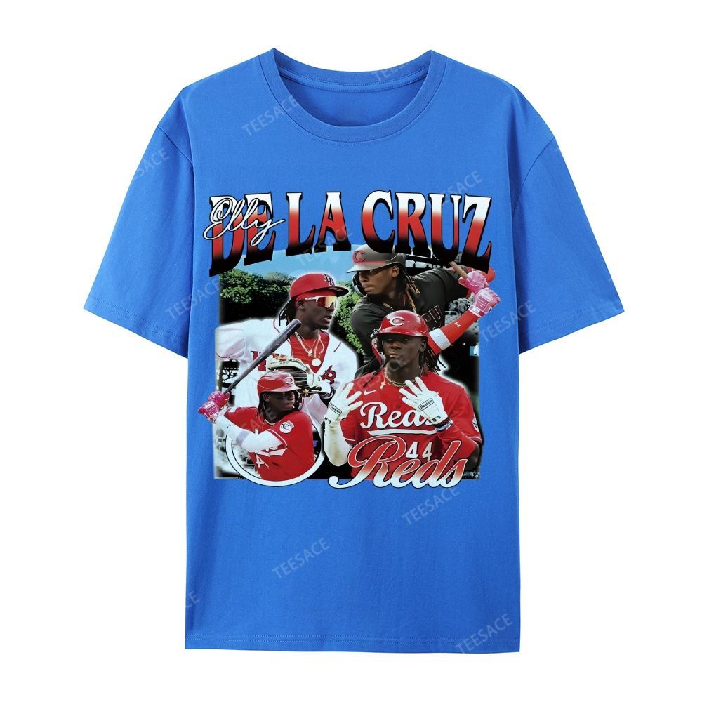 Unisex Casual Cotton Short Sleeve T-Shirt ELLY DE LA CRUZ TEE