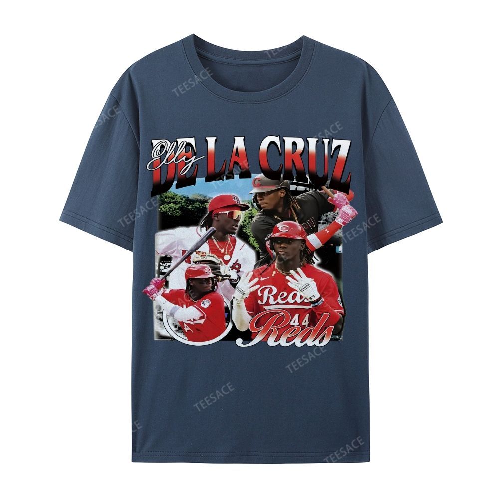 Unisex Casual Cotton Short Sleeve T-Shirt ELLY DE LA CRUZ TEE