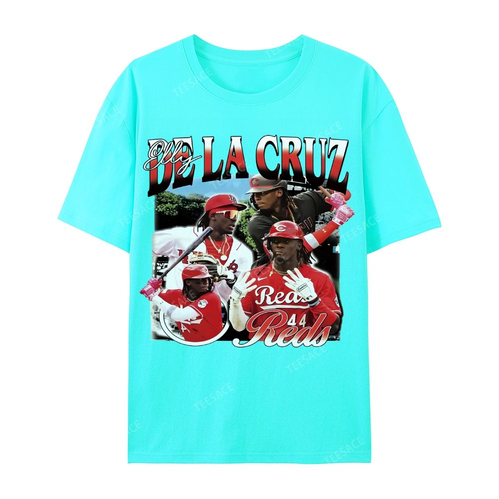 Unisex Casual Cotton Short Sleeve T-Shirt ELLY DE LA CRUZ TEE