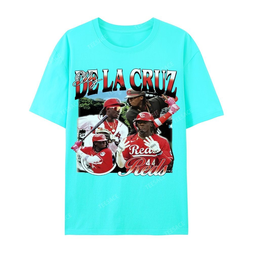 Unisex Casual Cotton Short Sleeve T-Shirt ELLY DE LA CRUZ TEE
