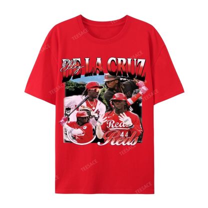 Unisex Casual Cotton Short Sleeve T-Shirt ELLY DE LA CRUZ TEE