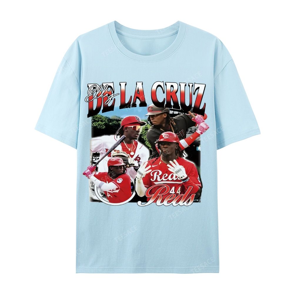 Unisex Casual Cotton Short Sleeve T-Shirt ELLY DE LA CRUZ TEE